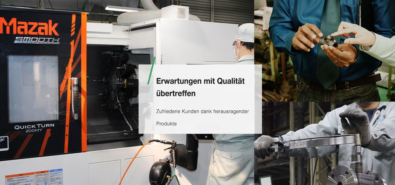 Erwartungen mit Qualität übertreffen          Zufriedene Kunden dank herausragender Produkte