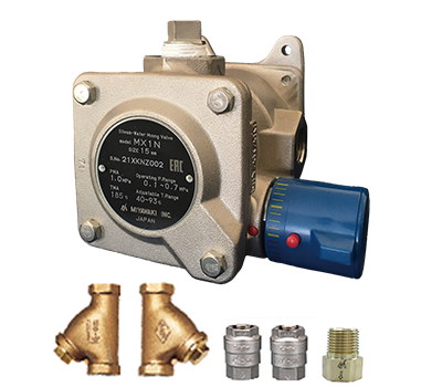 온수 기기 스팀 워터 믹싱 밸브| 후방 잠금 시스템　MX1N-A