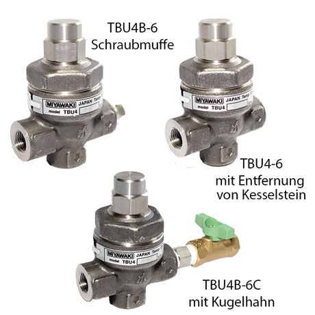 Kondensatableiter Serie TB | Temperatur-kontrollableiter　TBU4 / TBU4B/ TBU4B-C